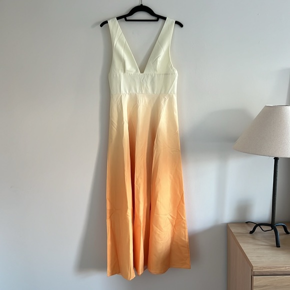 COPY - Roitima / Nice to Meet You V Neck Sleeveless Ombre Dress - Picture 2 of 6